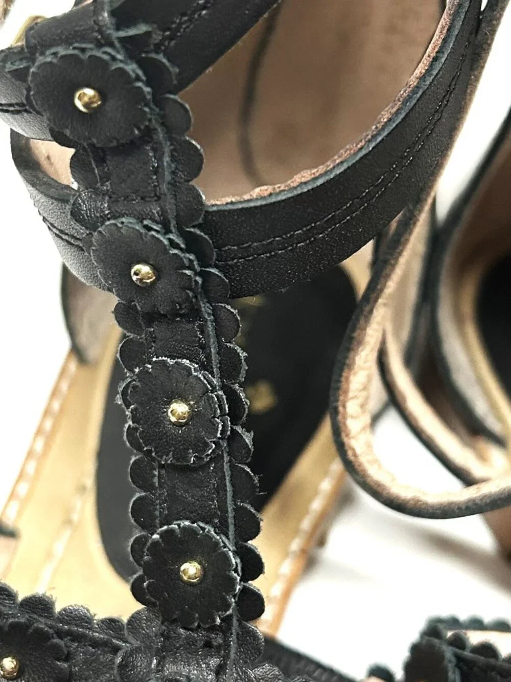 Kate Spade summer brown leather sandal size 8.5